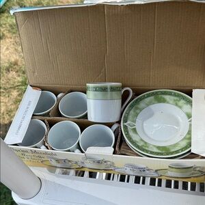 Espresso set service for six bnwb